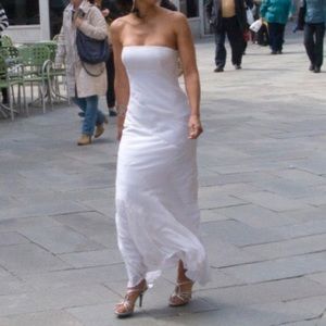 White wedding dress